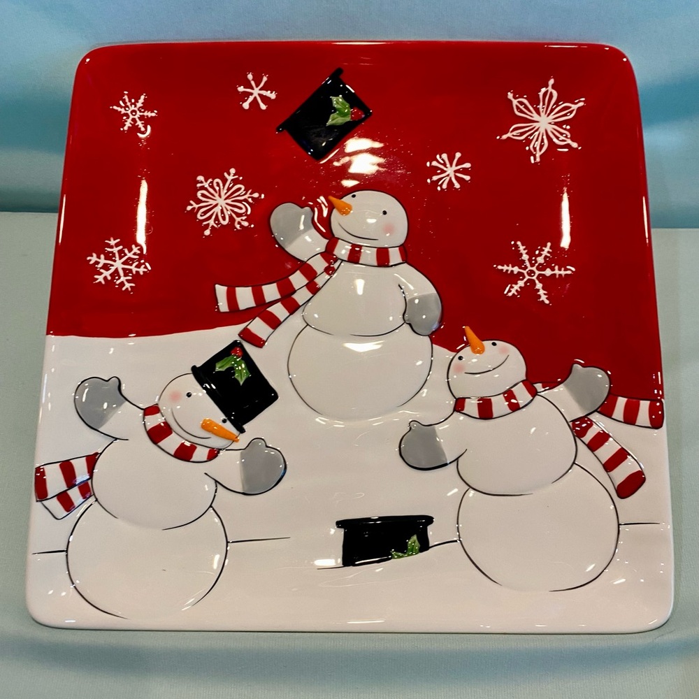 St Nicholas Square “ Tree Lot” Serving Platter
